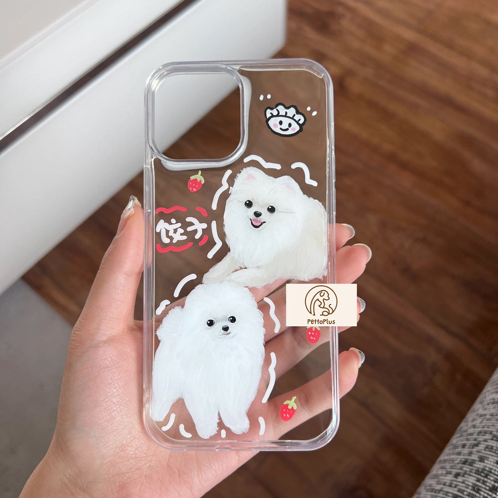 いつでも一緒♪世界に一つのスマホケース♪写真から作るオリジナル携帯ケース　餃子