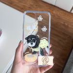 いつでも一緒♪世界に一つのスマホケース♪写真から作るオリジナル携帯ケース　花