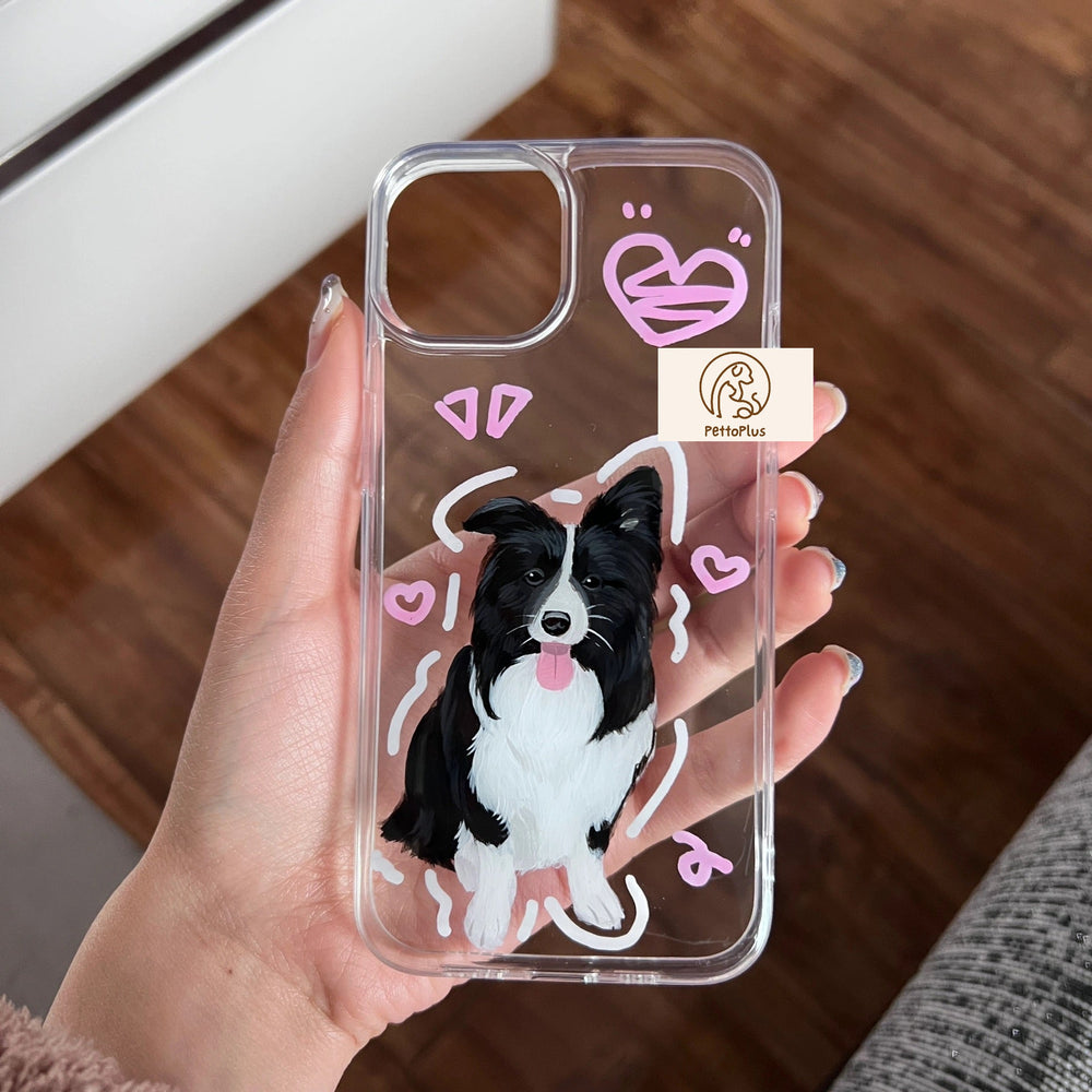 いつでも一緒♪世界に一つのスマホケース♪写真から作るオリジナル携帯ケース　ハート（ピンク）