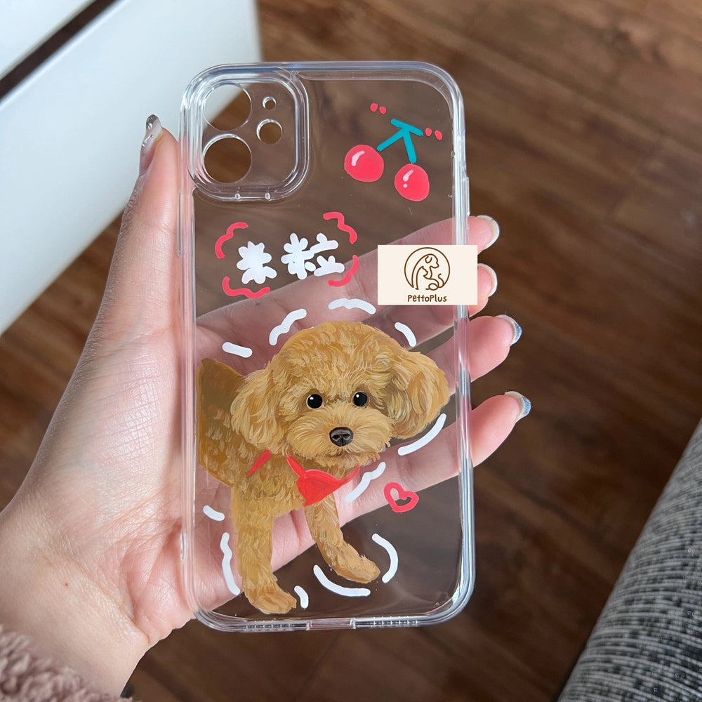 いつでも一緒♪世界に一つのスマホケース♪写真から作るオリジナル携帯ケース　さくらんぼ